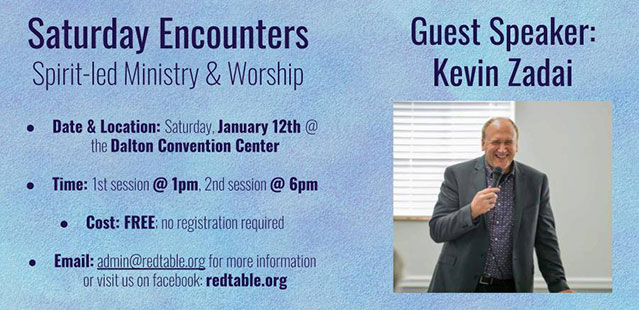 Saturday Encouners January 12, 2019