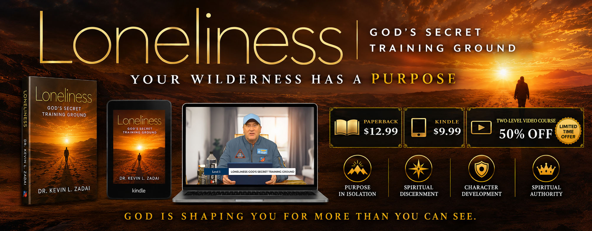 Loneliness - God's Secrett Training Ground - Promo Graphic - Web Banner